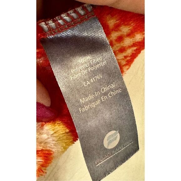 Flag Matrix Western Aztec Print Fleece Baby Full Length Sleeper Size 12 Months - Picture 5 of 9